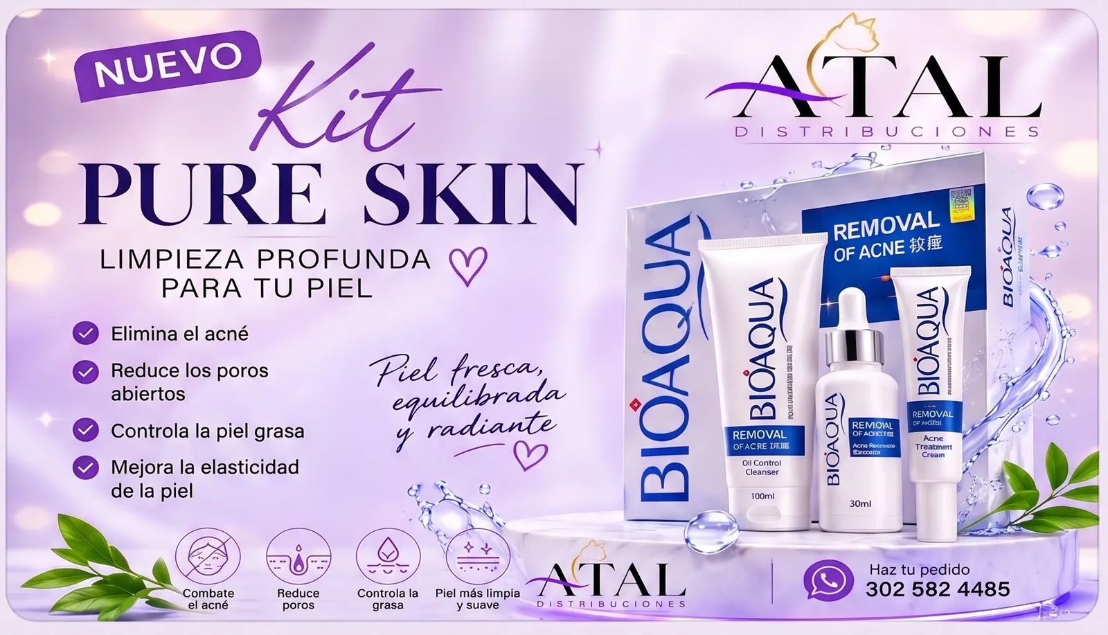 Kit Pure Skin de BioAqua — Atal Distributions